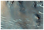 Small Crater with Possible Phyllosilicates
