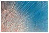 Monitor Slopes of Crater in Melas Chasma
