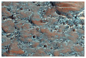 Landforms Northeast of Kamativi Crater
