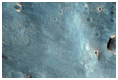 Southeastern Ejecta Feature of Noord Crater
