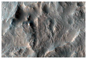 Terminal Lobes of Landslide or Large Debris Flow in Melas Chasma