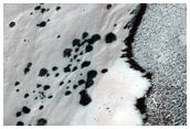 Monitor Gullies in Heaviside Crater