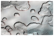 Tracciamento degli schemi di albedo stagionali al Polo Sud
