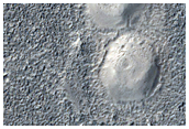 Catene di montagnole in Utopia Planitia