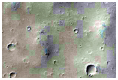 Местность с разломами в каньоне Candor Chasma