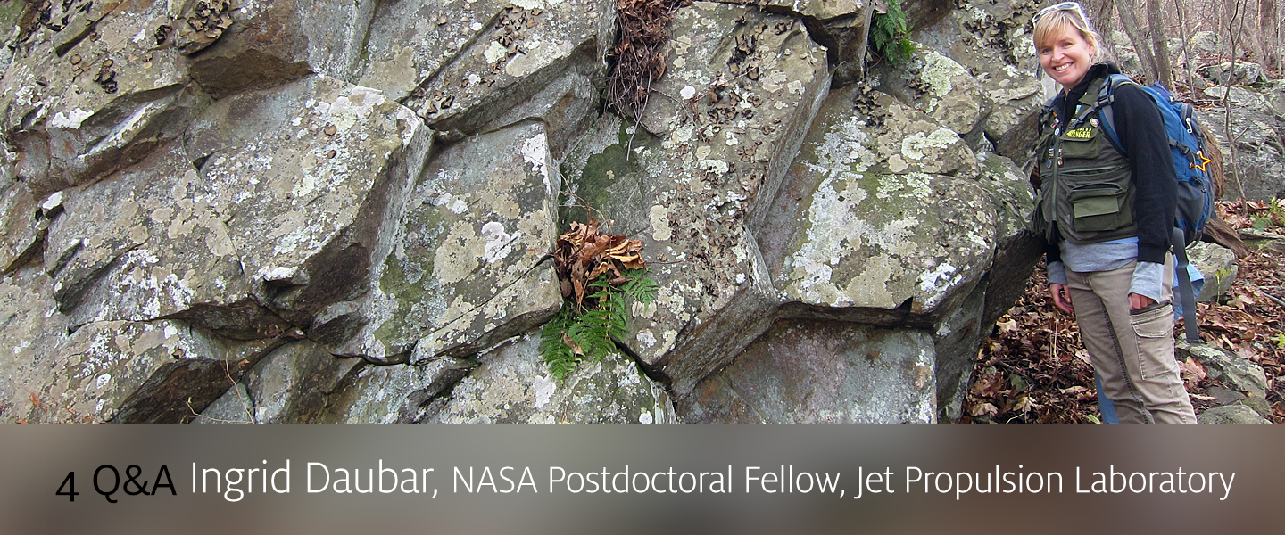 4Q&A: Ingrid Daubar, NASA postdoctoral fellow, Jet Propulsion Laboratory