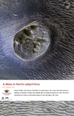 A Mesa in Noctis Labyrinthus