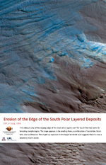 Erosion of the Edge of the South Polar Layered Deposits