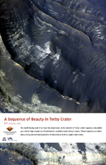 A Sequence of Beauty in Terby Crater