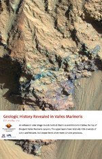 Geologic History Revealed in Valles Marineris