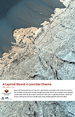 A Layered Mound in Juventae Chasma