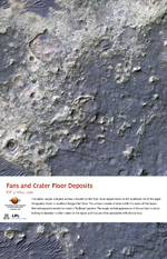 Fans and Crater Floor Deposits Southeast of Vinogradov Crater