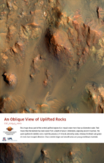 An Oblique View of Uplifted Rocks