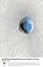 Small Floral-Shaped Volcano on Cerberus Fossae