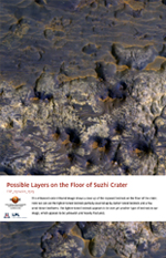 Possible Layers on the Floor of Suzhi Crater 