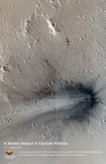 A Recent Impact in Elysium Planitia