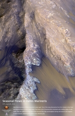 Seasonal Flows in Valles Marineris