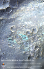 Cubism in the Western Rim of Holden Crater