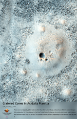 Cratered Cones in Acidalia Planitia