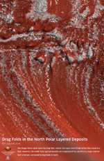 Drag Folds in the North Polar Layered Deposits