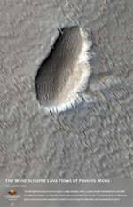 The Wind-Scoured Lava Flows of Pavonis Mons