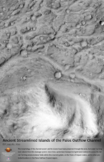 Ancient Streamlined Islands of the Palos Outflow Channel