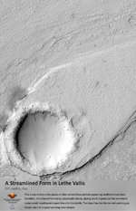 A Streamlined Form in Lethe Vallis