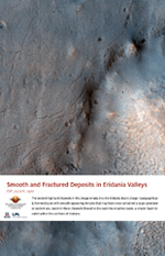Smooth and Fractured Deposits in Eridania Valleys
