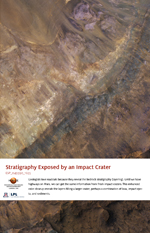 Stratigraphy Exposed by an Impact Crater