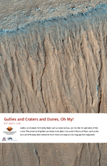 Gullies and Craters and Dunes, Oh My!