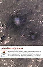 A Pair of New Impact Craters