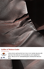 Gullies of Matara Crater