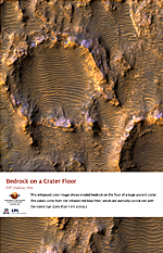 Bedrock on a Crater Floor