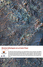 Diverse Lithologies on a Crater Floor
