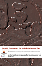 Dramatic Changes over the South Polar Residual Cap