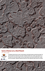 Swiss Cheese on a Red Planet