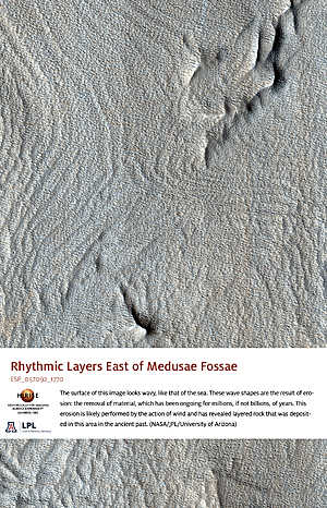 Rhythmic Layers East of Medusae Fossae