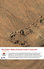 The Eastern Slope of Asimov Crater’s Central Pit