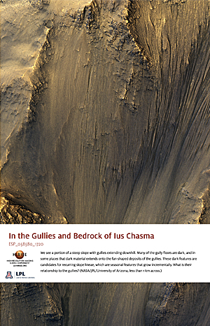 In the Gullies and Bedrock of Ius Chasma 