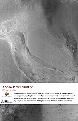 A Snow Plow Landslide 