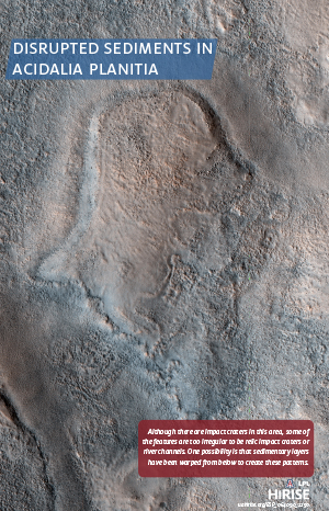 Disrupted Sediments in Acidalia Planitia