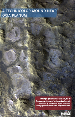 A Technicolor Mound near Oxia Planum
