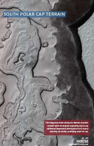 South Polar Cap Terrain