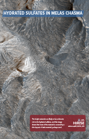Hydrated Sulfates in Melas Chasma
