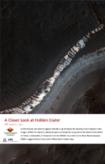 A Closer Look at Holden Crater