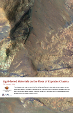 Light-Toned Materials on the Floor of Coprates Chasma