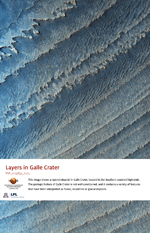Layers in Galle Crater