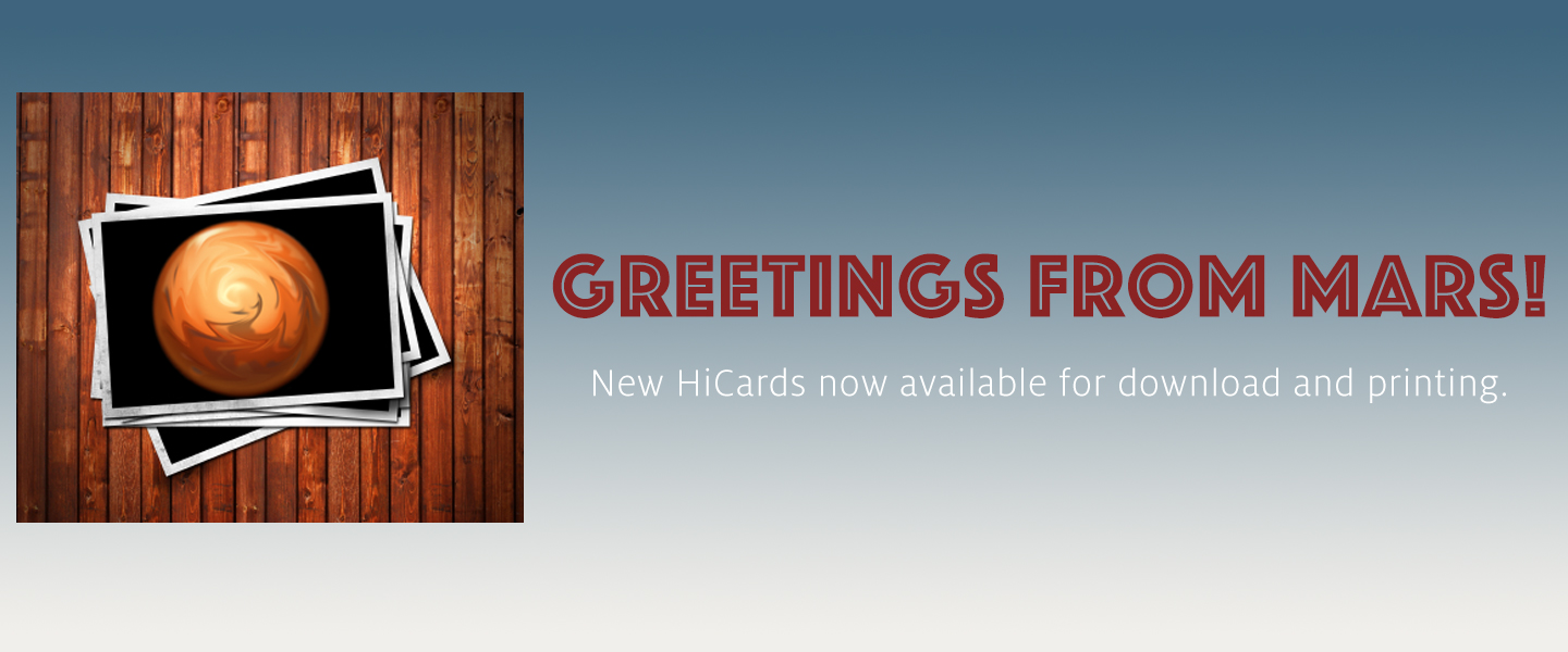 Greetings from Mars!