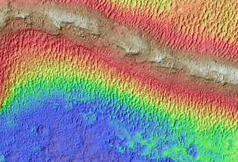 Sinuous Ridges in Northeast Meridiani Planum