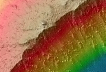 Western Half of Well-Preserved 9 Kilometer Diameter Crater